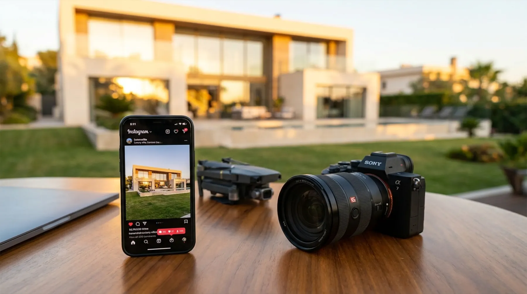 Filmischer Maklerauftritt für Immobilienvermarktung